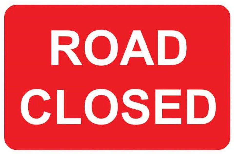 Photo of Road Closed sign